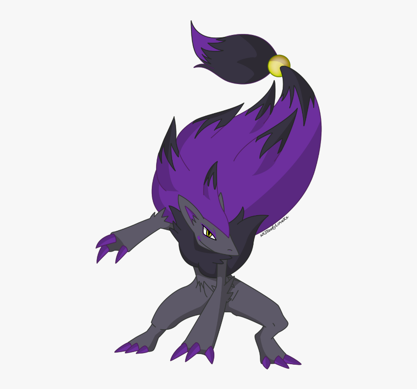 Grey Zoroark , Png Download - Zoroark Png, Transparent Png