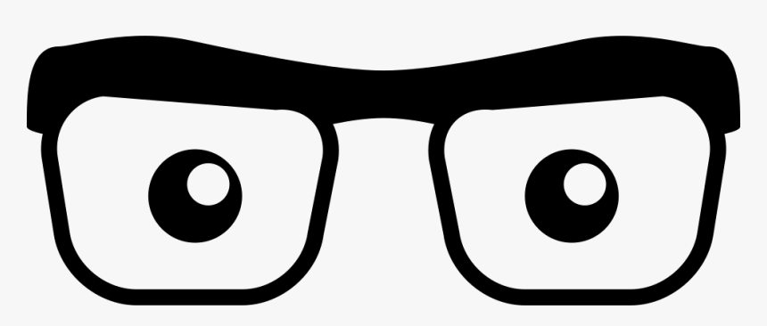 Eyes Looking Through Eyeglasses , Png Download, Transparent Png