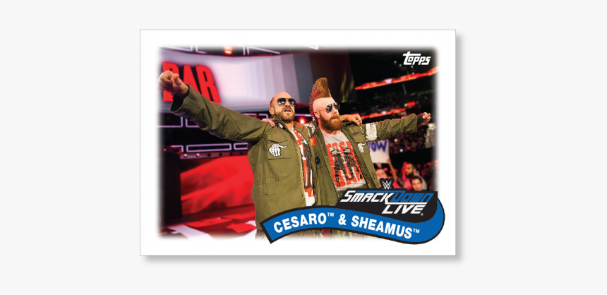 2018 Topps Wwe Heritage Cesaro & Sheamus Tag Teams - Banner, HD Png Download