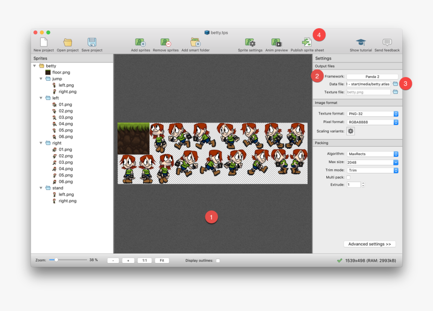 Sprite Sheet Remove Color, HD Png Download
