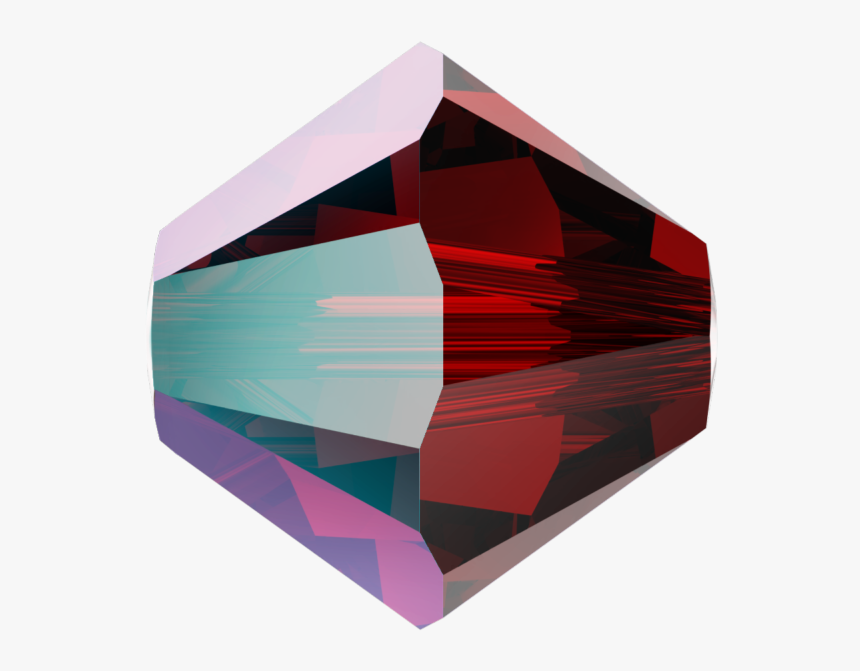 Swarovski 5328 Bicone Bead Siam Shimmer 3mm - Triangle, HD Png Download