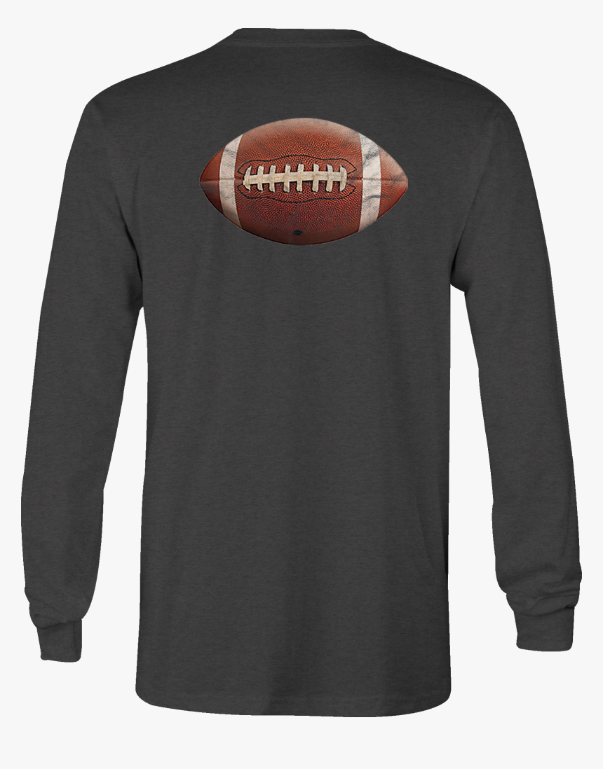 Football Long Sleeve Tshirt Leather Laces Shirt For - Black Kappa Long Sleeve T Shirt, HD Png Download