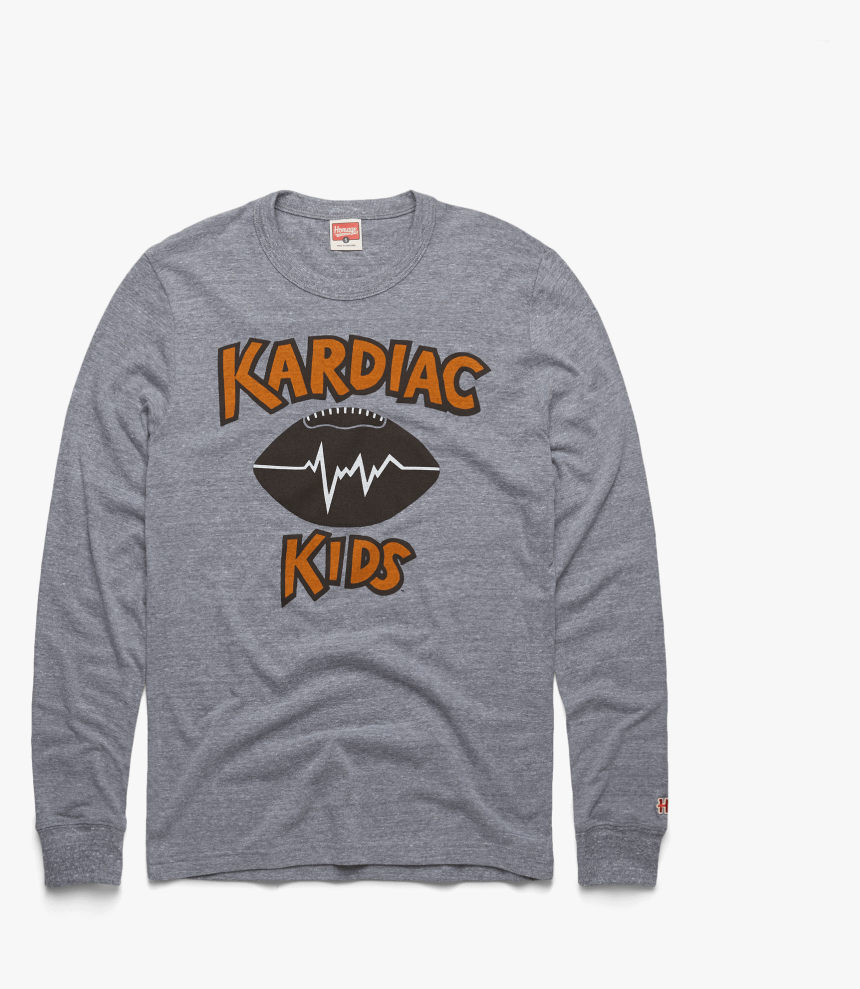 Mens Vintage Football Text Sports Distressed Football - Long-sleeved T-shirt, HD Png Download