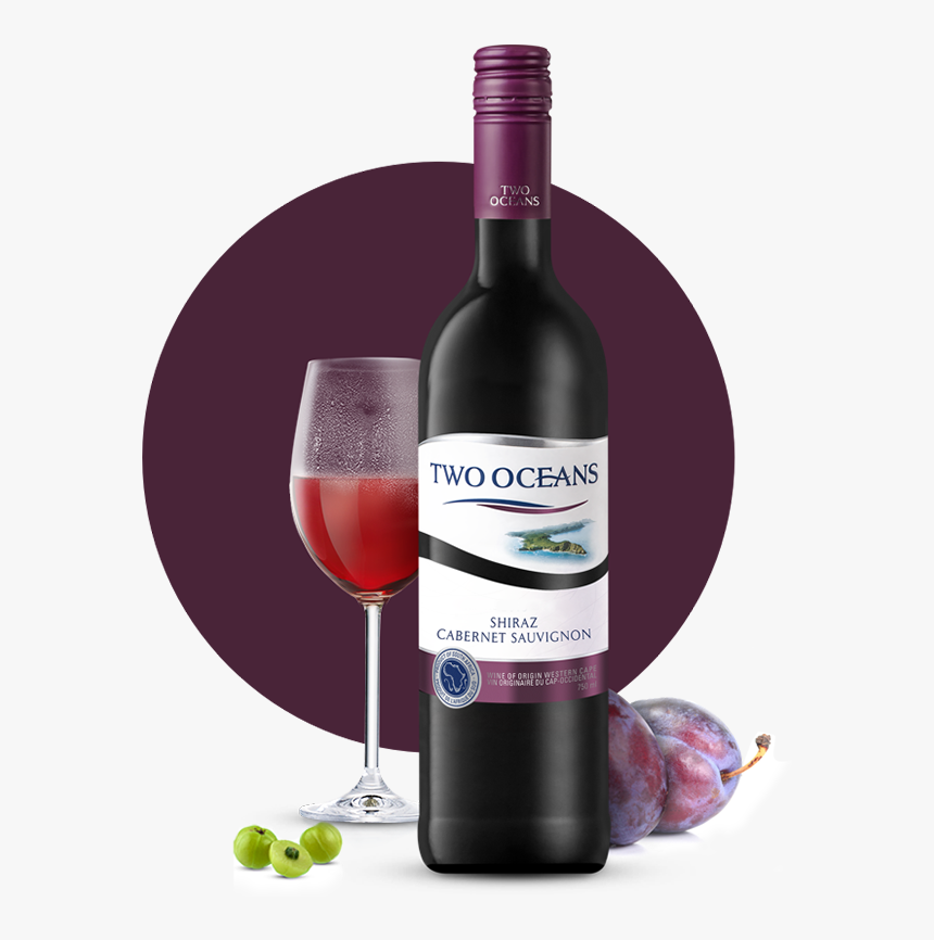 Two Oceans Cab Sau Merlot Png, Transparent Png