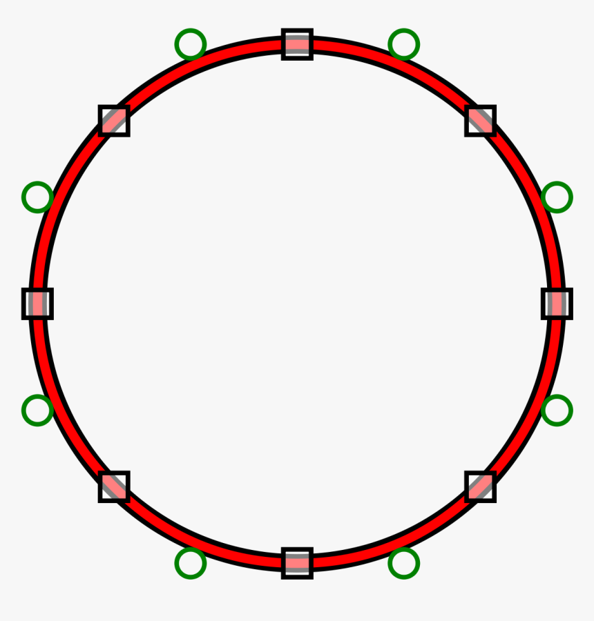 Bezier Curve Circle, HD Png Download