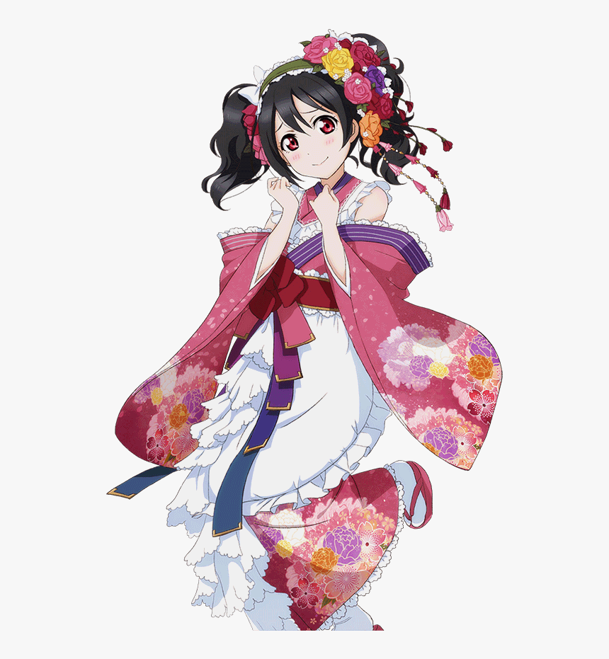 Love Live Kimono Nico, HD Png Download