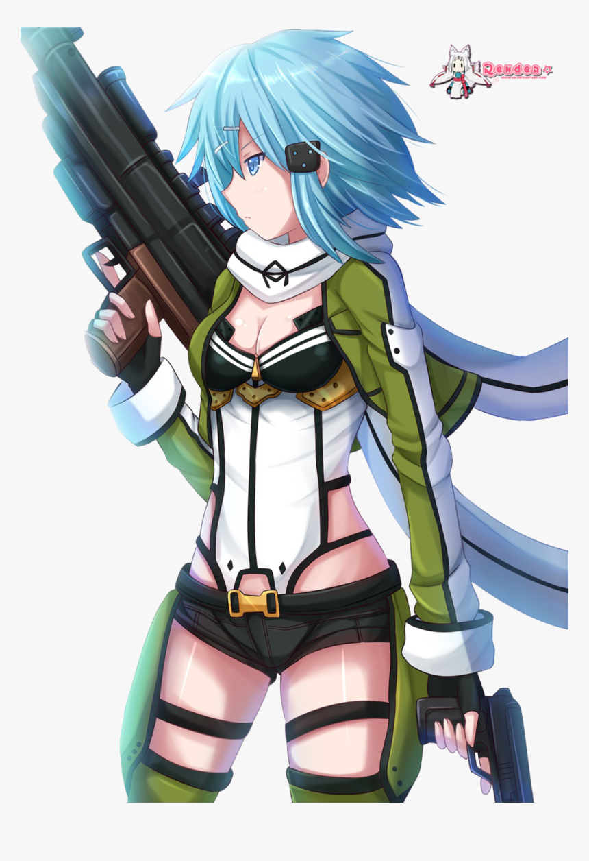 Sword Art Online Sinon , Png Download - Sword Art Online Sao Sinon, Transparent Png