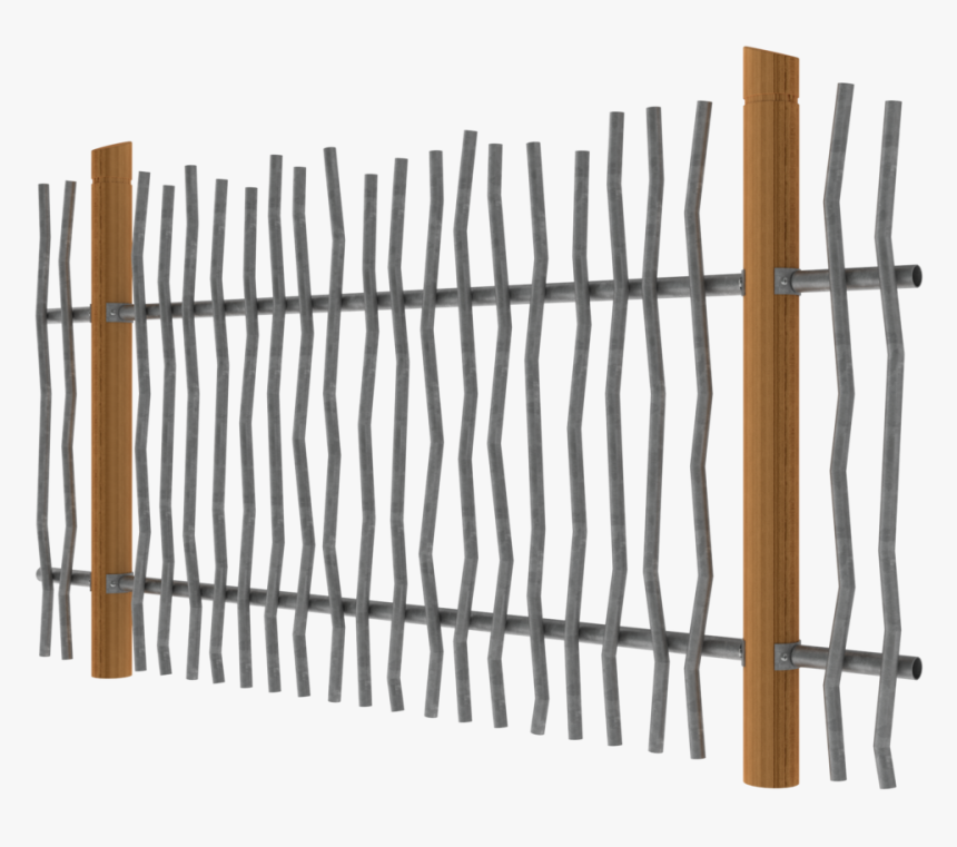Custom Wiggly Fence - Fence, HD Png Download