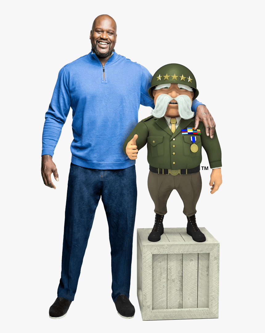 For A Great Low Quote You Can Get Online - Shaquille O Neal The General, HD Png Download