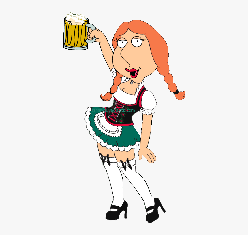 Barmaiden Lois With Brew - Cartoon, HD Png Download