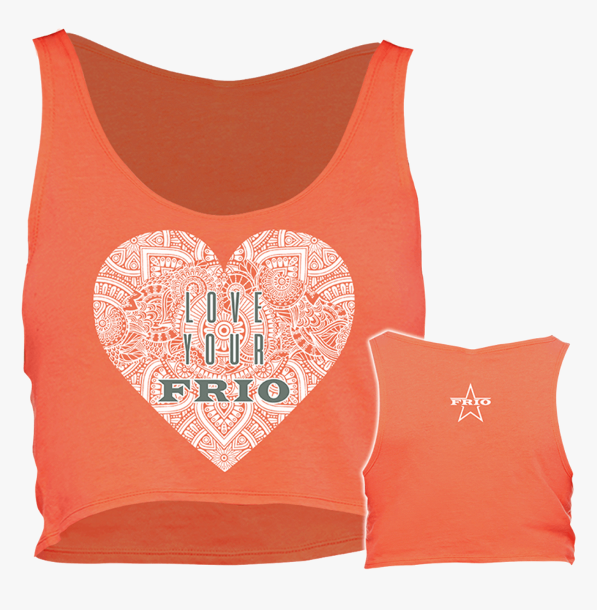Frio Ladies Crop Top 
 Class - Active Tank, HD Png Download