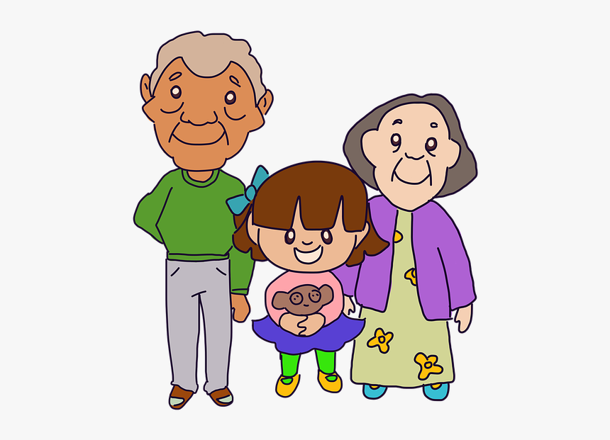 Board Games For Grandma And Grandpa - รูป ตา กับ ยาย, HD Png Download