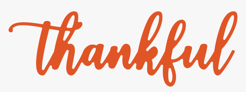 Thankful Word Svg Cut File - Transparent Follow Instagram Png, Png Download
