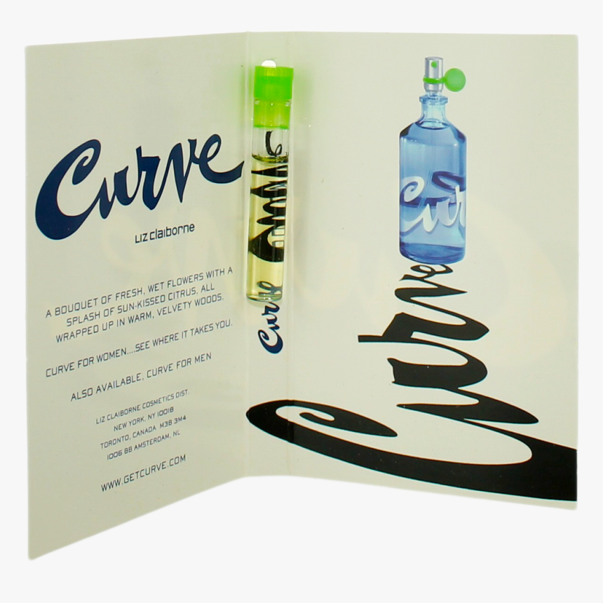 Curve Blue By Liz Claiborne For Women Edt Vial, HD Png Download