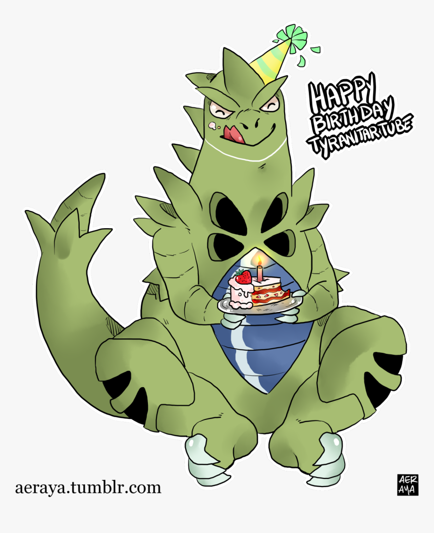 Tyranitar Happy Birthday, HD Png Download