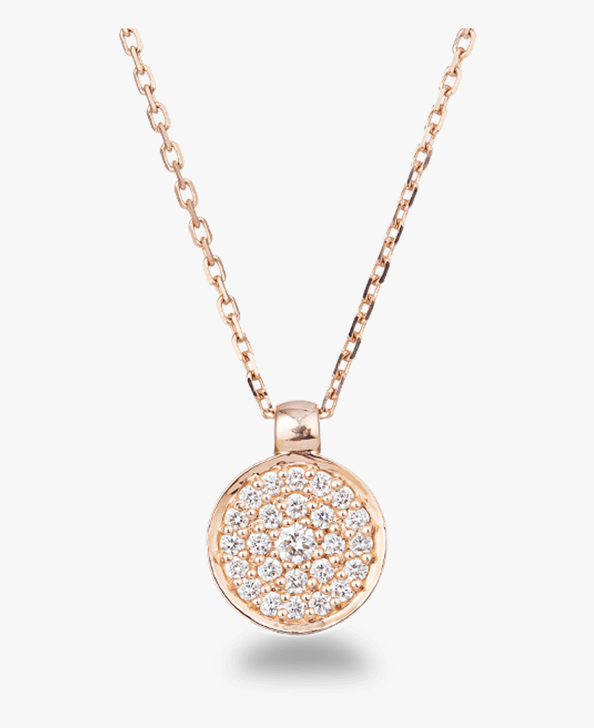 Transparent Diamond Necklace Png - Rose Gold Diamond Necklace Png, Png Download