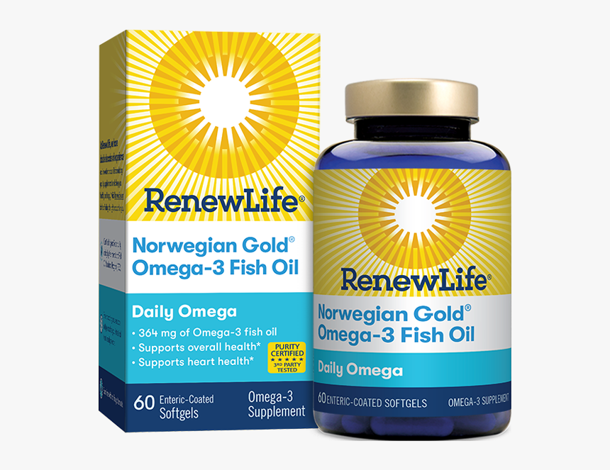 Renew Life Omega 3, HD Png Download