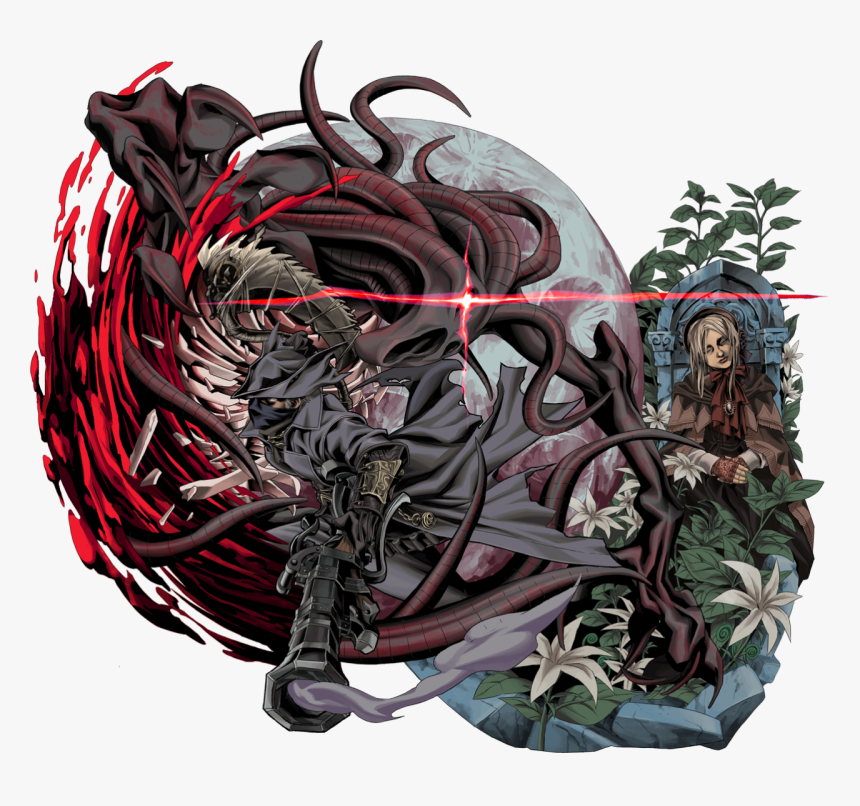 Bloodborne Presença Da Lua, HD Png Download