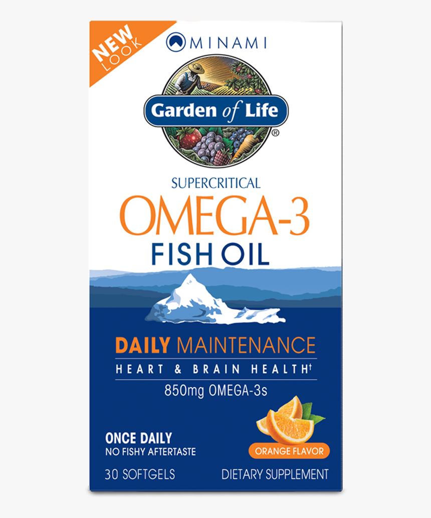 Minami Omega 3 Fish Oil Daily Maintenance Orange - 5425018610013, HD Png Download