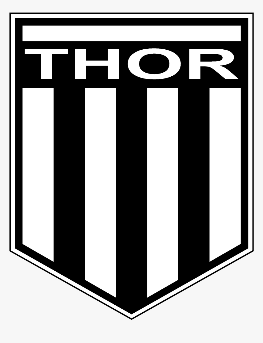 Waterschei Thor Logo Black And White - K. Waterschei S.v. Thor Genk, HD Png Download