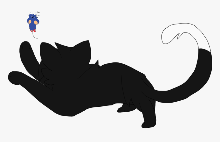 Whiskers Cat Silhouette Tail Clip Art - Illustration, HD Png Download