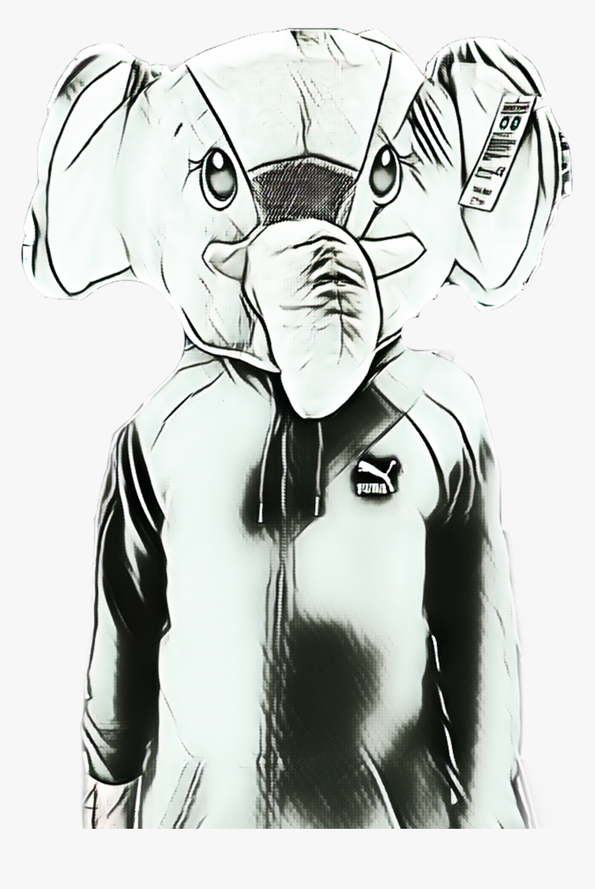 #thos Is My Dad In A Elephant Head Costume - Illustration, HD Png Download