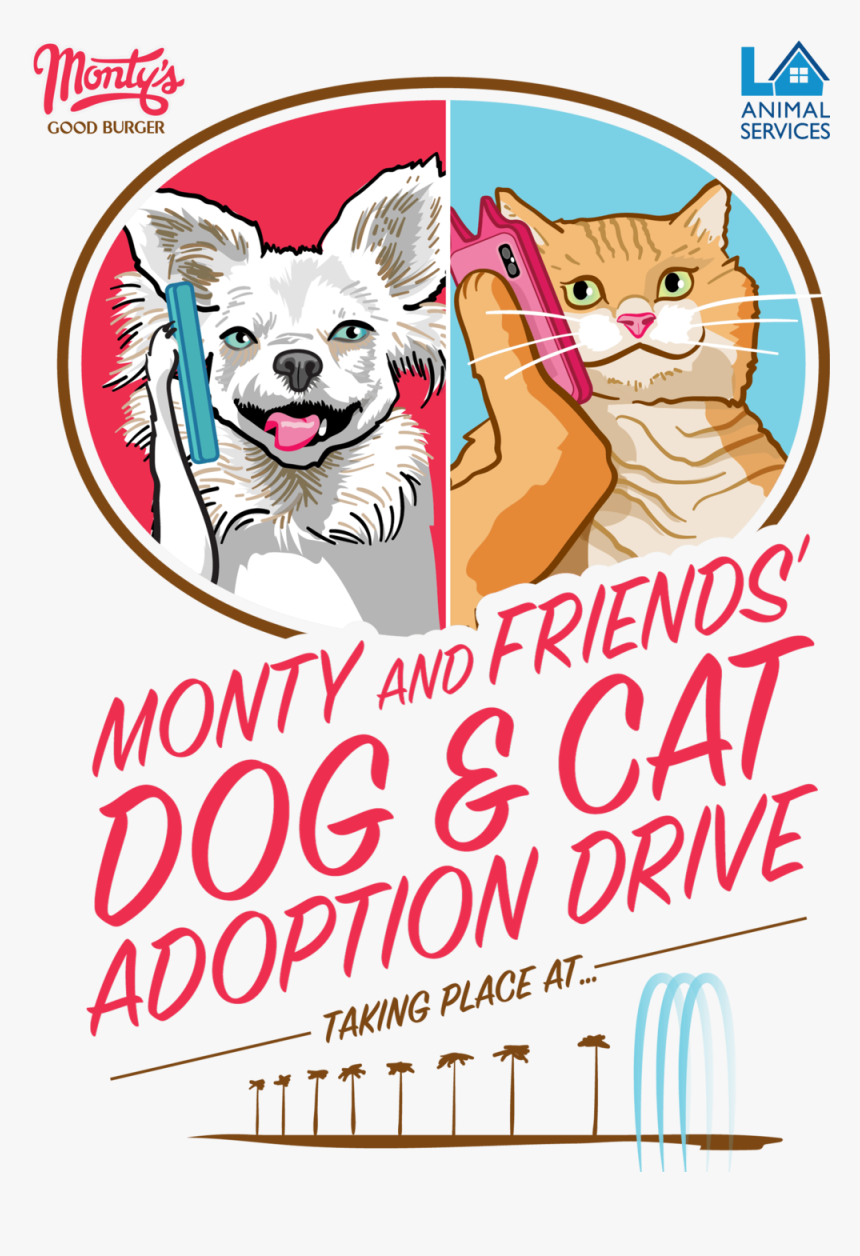 Monty’s Good Burger And La Animal Services Present - Kitten, HD Png Download