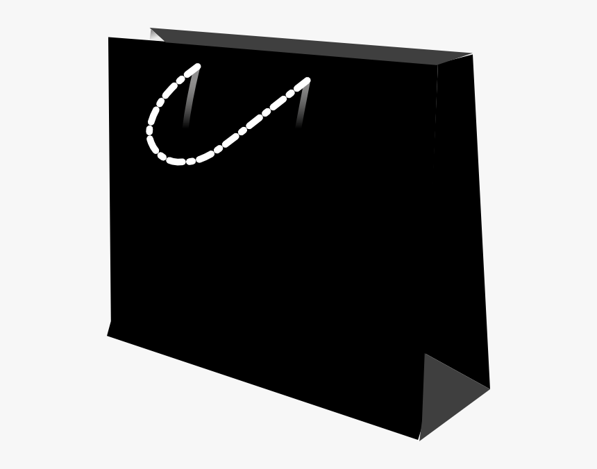 Bolso De Papel Negro, HD Png Download
