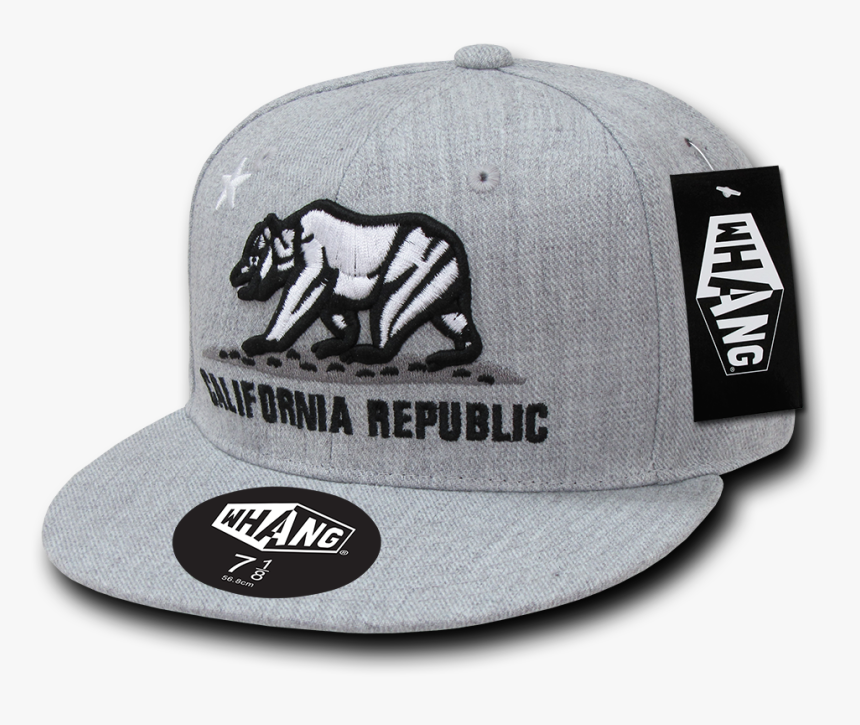 Whang California Bear Retro Fitted Baseball Cap Caps - Hat, HD Png Download