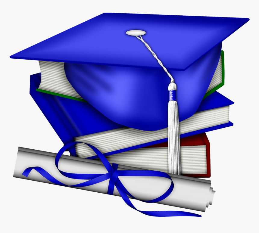 Graduation Clipart Graduation Ceremony - Blue And Red Graduation Cap, HD Png Download