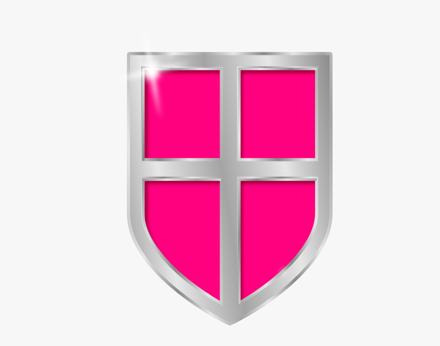 Shield Clipart Pink, HD Png Download