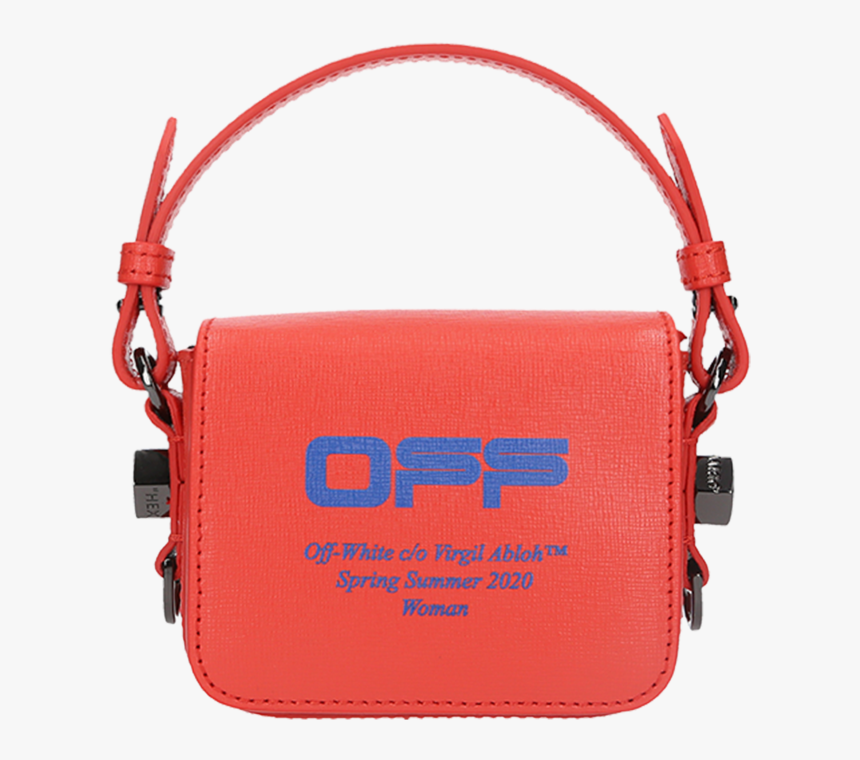 Off White Binder Clip Bag Crystal, HD Png Download