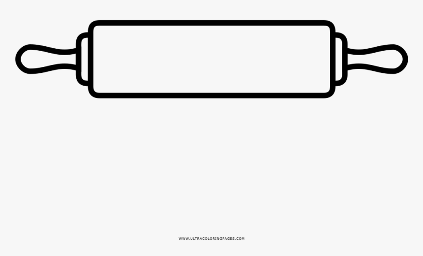 Rolling Pin Coloring Page, HD Png Download