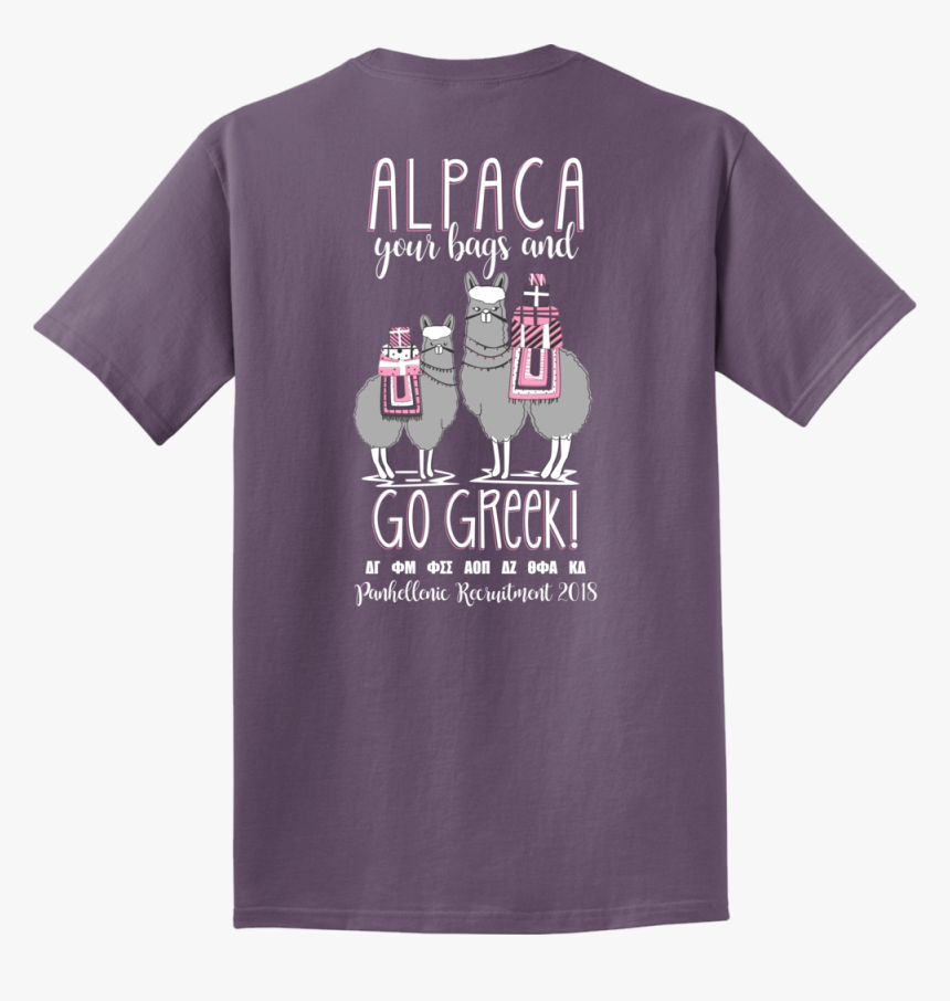 Panhellenic Alpaca Back - Graphic Design, HD Png Download