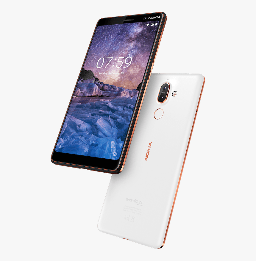 Nokia 7 Plus Front And Back - Nokia 7 Plus Price In Nigeria, HD Png Download