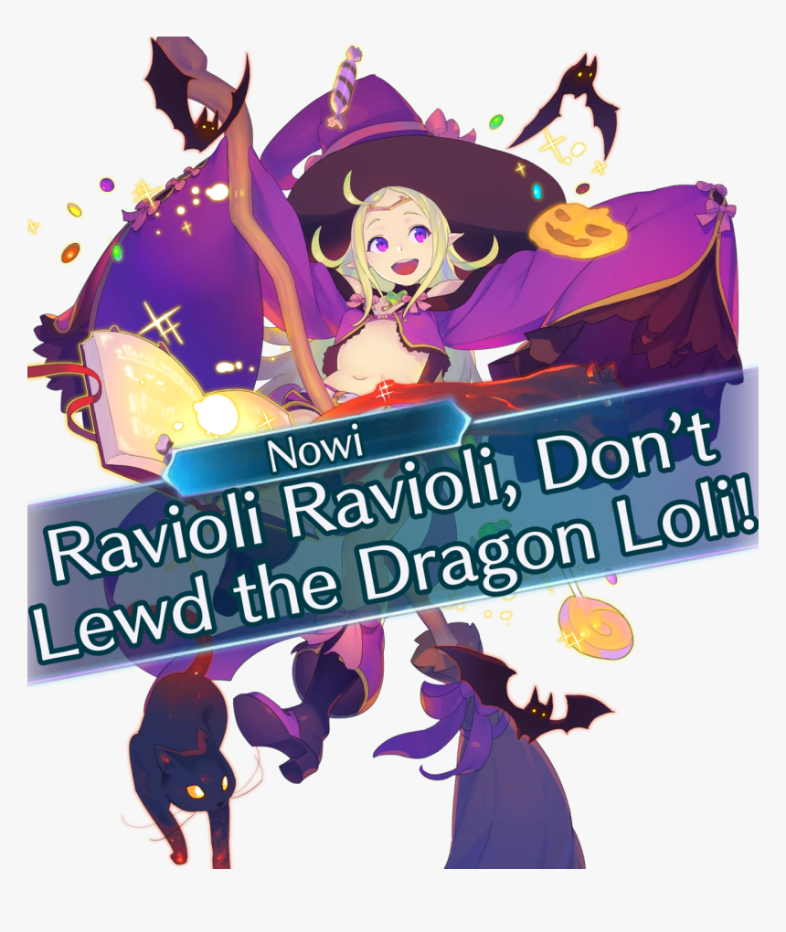 Halloween And/or Normal Nowi Saying Ravioli Ravioli - Fire Emblem Heroes Halloween Nowi, HD Png Download