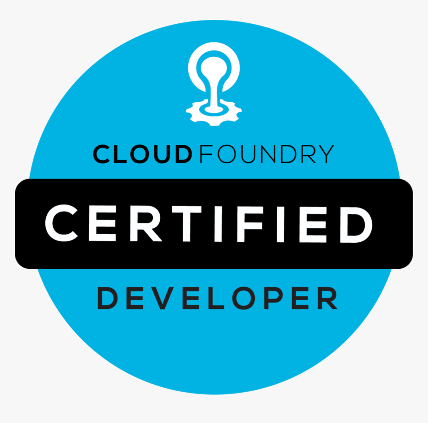 Cloud Foundry Certified Developer, HD Png Download