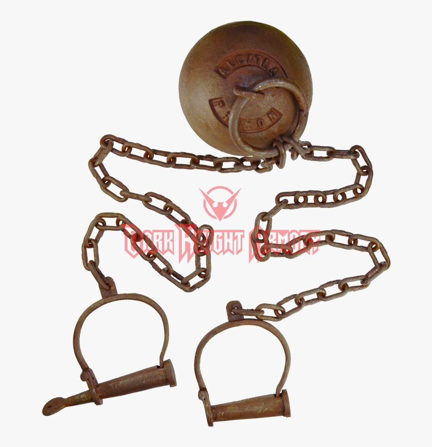 Ball And Chain , Png Download - Handcuffs With Chain And Ball, Transparent Png