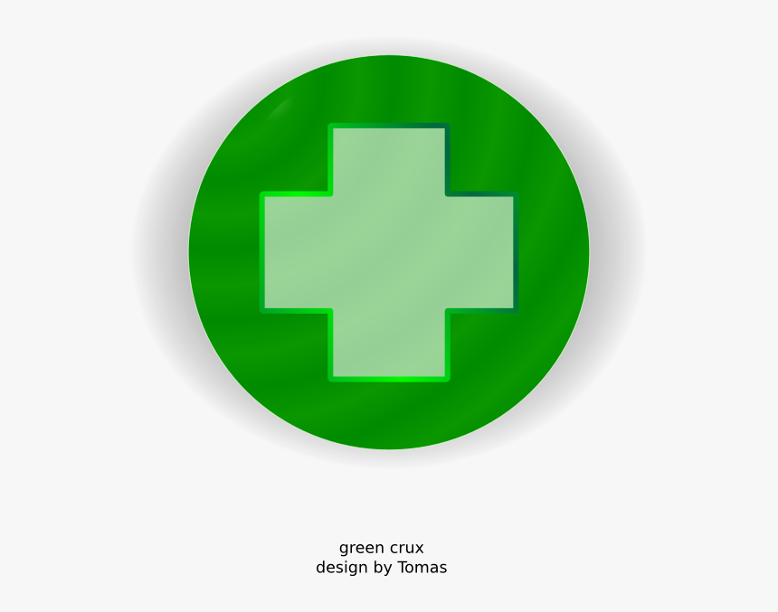 Green Cross Clipart - Пожарная Машина Сверху, HD Png Download