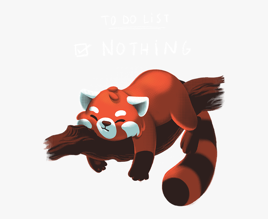 T Shirt Panda Roux, HD Png Download