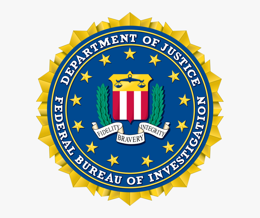 Department Of Justice Fbi, HD Png Download