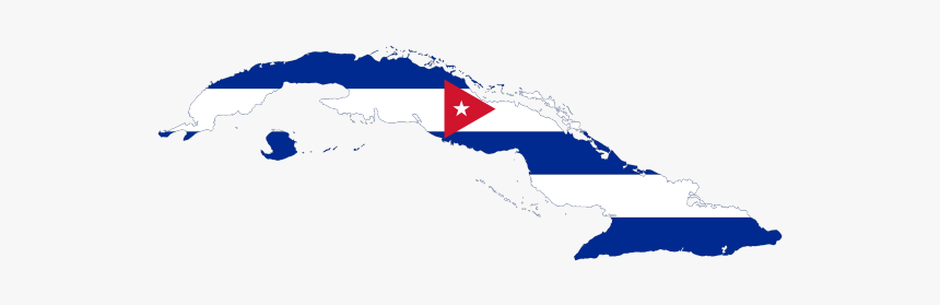 Cuba S Flag And Map - Cuba On World Map Png, Transparent Png