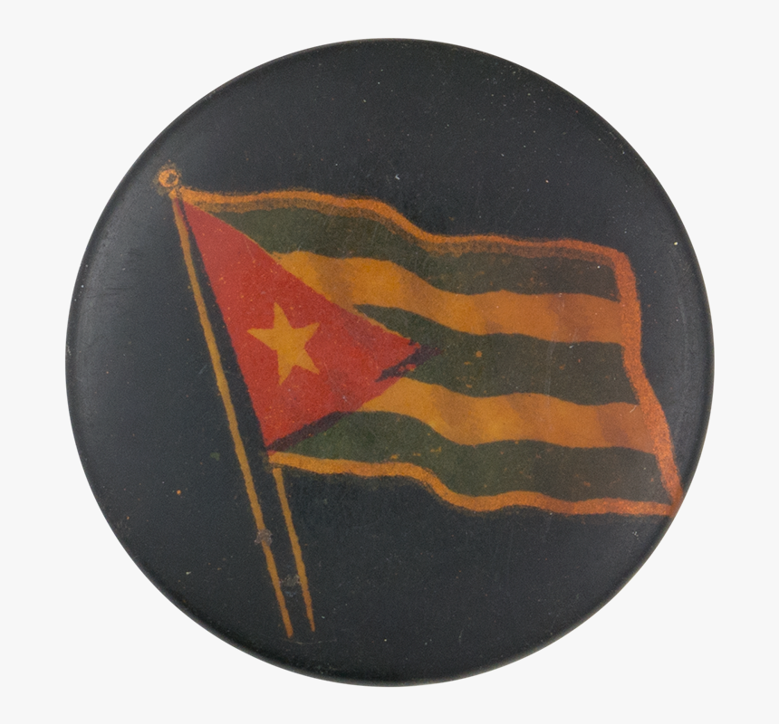 Cuba Flag Dark Blue Art Button Museum - Emblem, HD Png Download