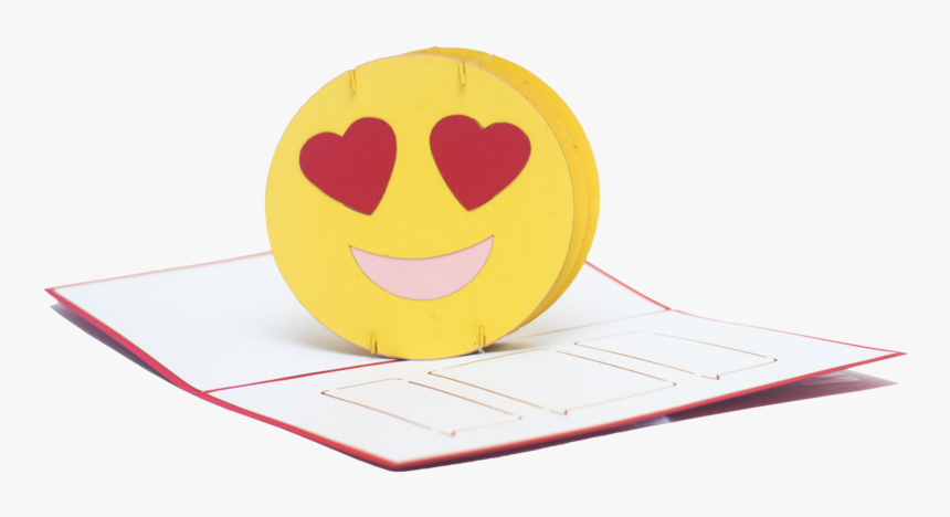 Love Emoji Pop Up Card - Smiley, HD Png Download