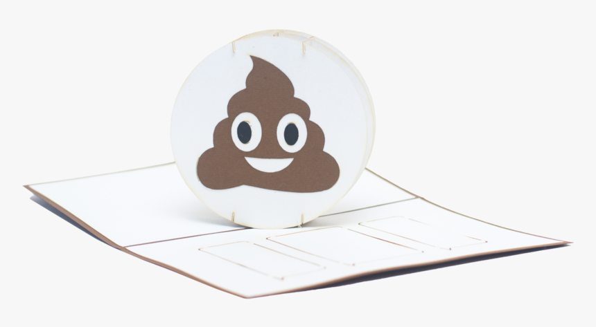 Poop Emoji Pop Up Card - Egg, HD Png Download