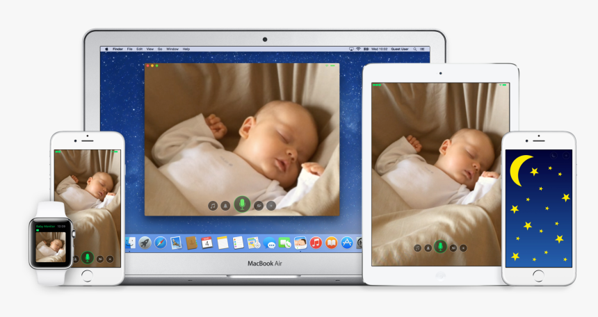 Video Baby Monitor Apple, HD Png Download