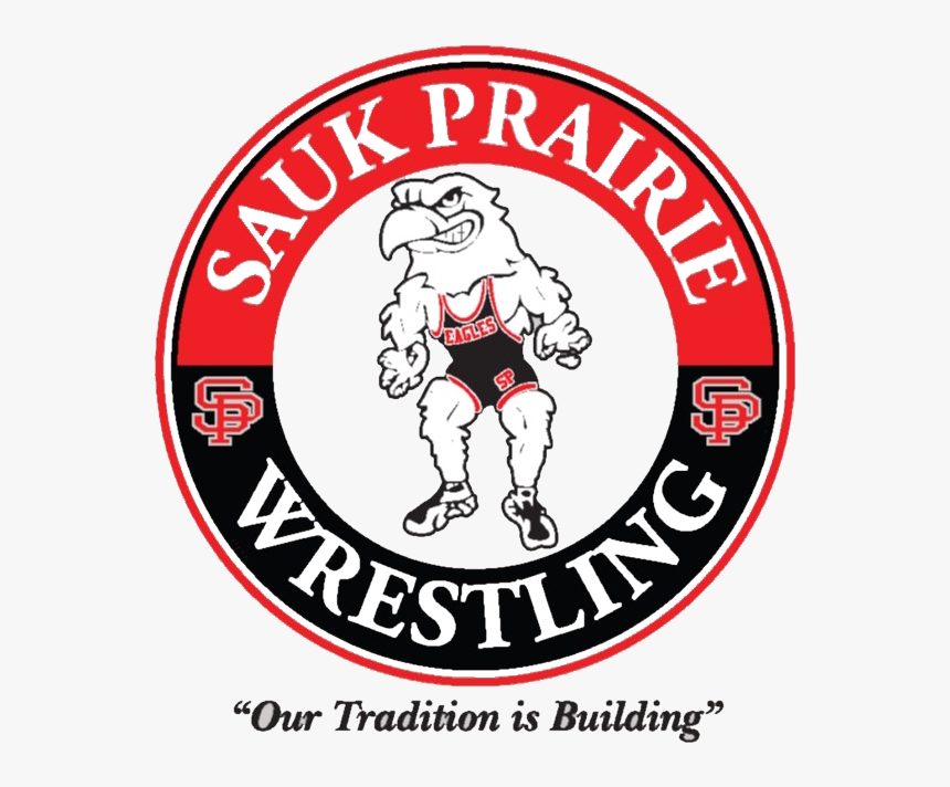 High School Wrestling Team - Sauk Prairie Eagle Wrestling Logo, HD Png Download