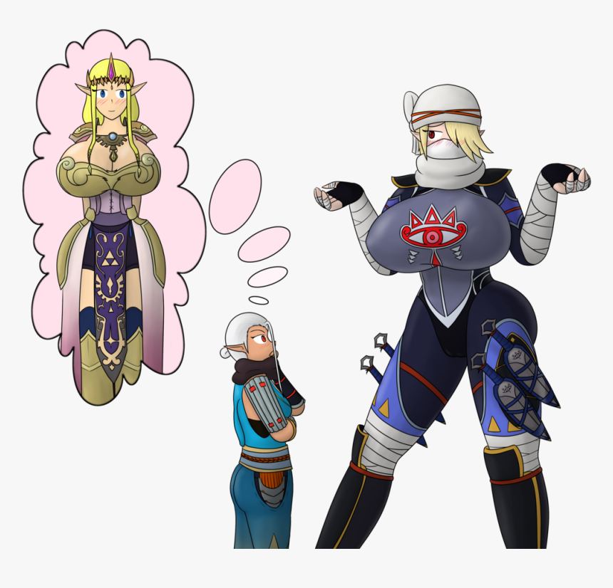 The Legend Of Zelda - Legend Of Zelda Breath Of The Wild Sheik, HD Png Download