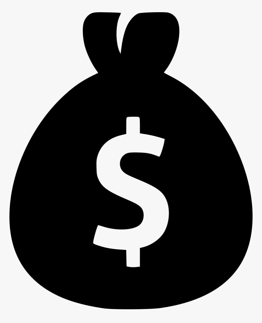 Bolsa De Dinero Icono, HD Png Download