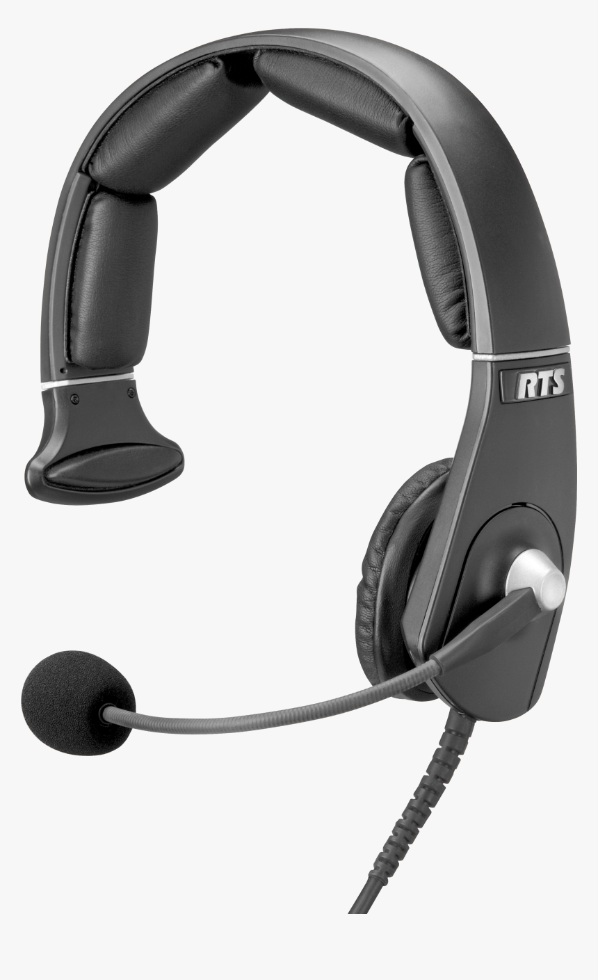 Transparent Headphone Clipart - Headphones With Microphone Transparent, HD Png Download